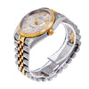 Rolex Datejust 36mm Yellow Gold & Steel Silver Diamond Dial Fluted Bezel 116233-Da Vinci Fine Jewelry