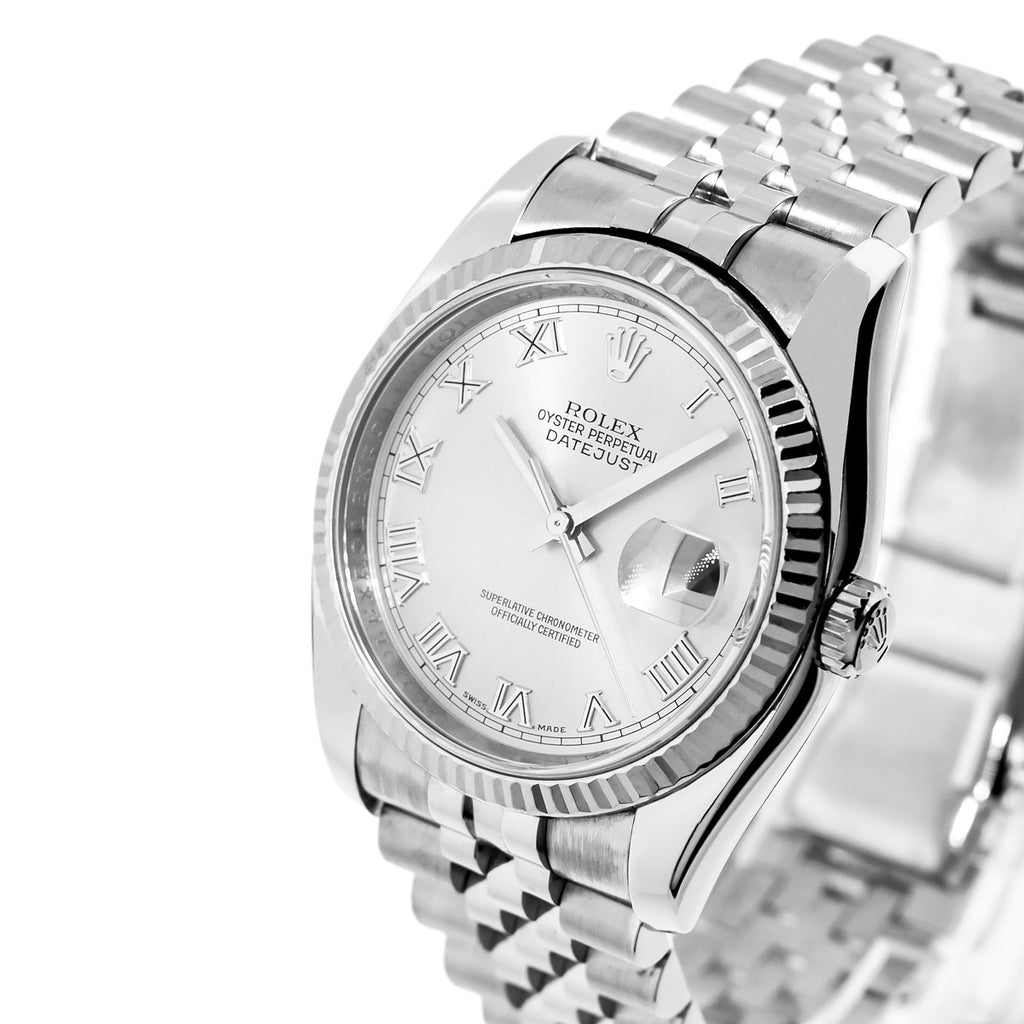 Rolex datejust 36mm rhodium top