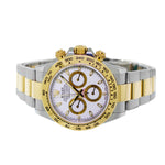 Rolex Daytona 40mm Yellow Gold and Steel White Index Dial & Gold Bezel 116503-Da Vinci Fine Jewelry