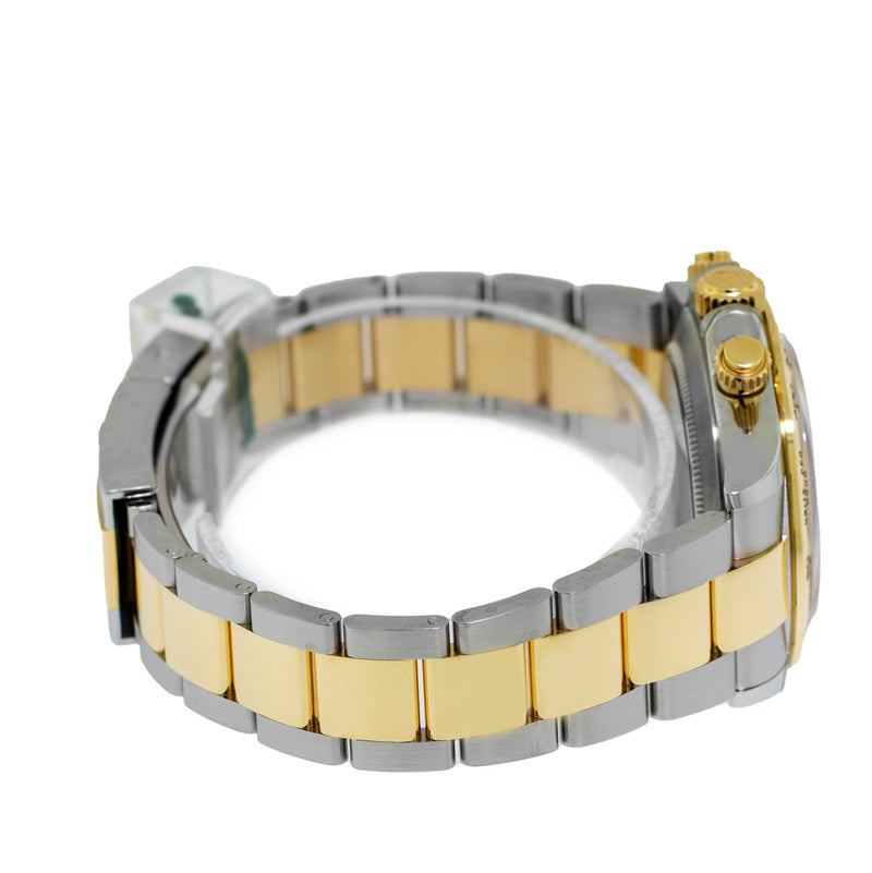 Rolex Daytona 40mm Yellow Gold and Steel White Index Dial & Gold Bezel 116503-Da Vinci Fine Jewelry