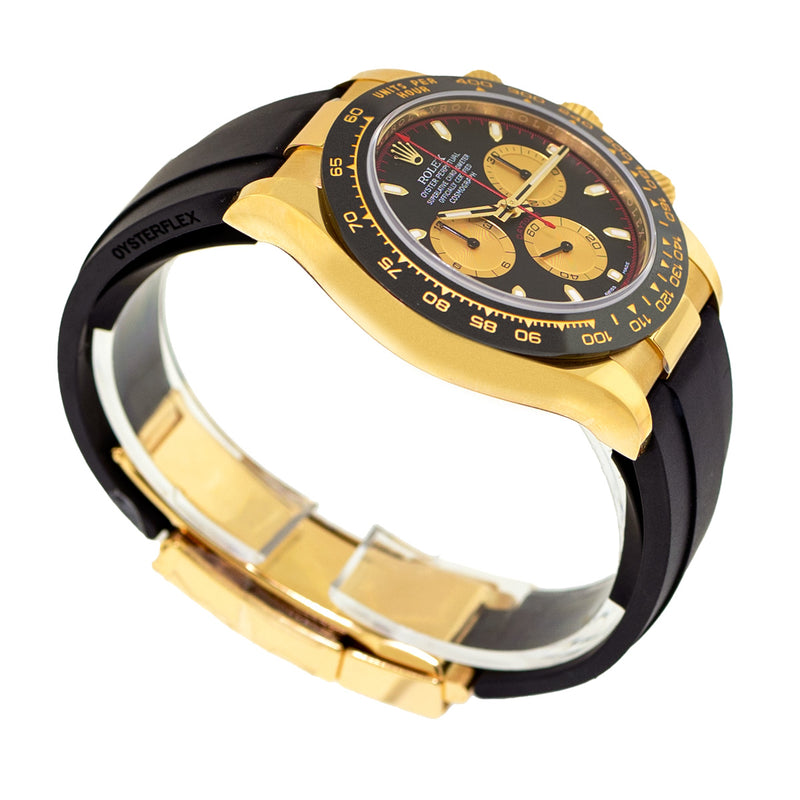 Daytona 116518 Paul Newman Rolex Daytona 40mm Yellow Gold Black