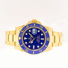 Rolex Submariner Date 40mm 18K Yellow Gold Blue Dial & Blue Bezel 116618LB-Da Vinci Fine Jewelry