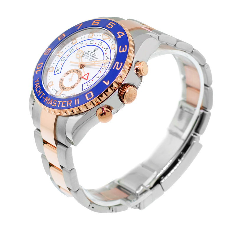 Rolex yacht master ii white dial blue bezel Outlet