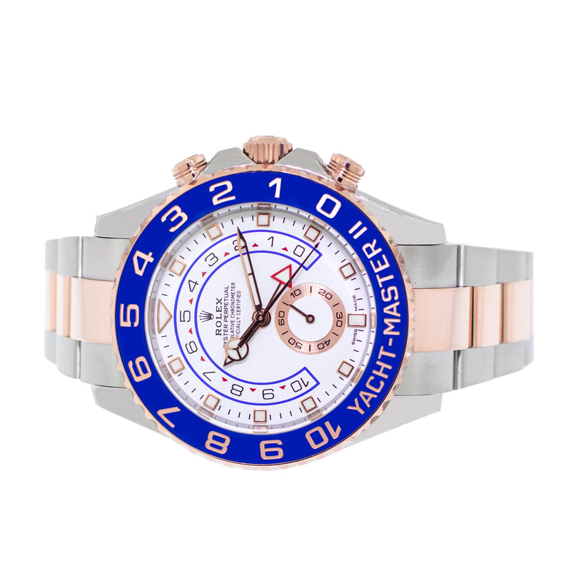 Rolex yacht master ii white dial blue bezel Outlet