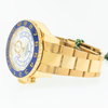 Rolex Yacht-Master II 44mm Yellow Gold White Dial & Blue Bezel 116688-Da Vinci Fine Jewelry