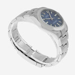 Rolex Oyster Perpetual 34mm Stainless Steel Blue Index Dial Smooth Bezel 124200-Da Vinci Fine Jewelry