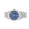 Rolex Oyster Perpetual 34mm Stainless Steel Blue Index Dial Smooth Bezel 124200-Da Vinci Fine Jewelry