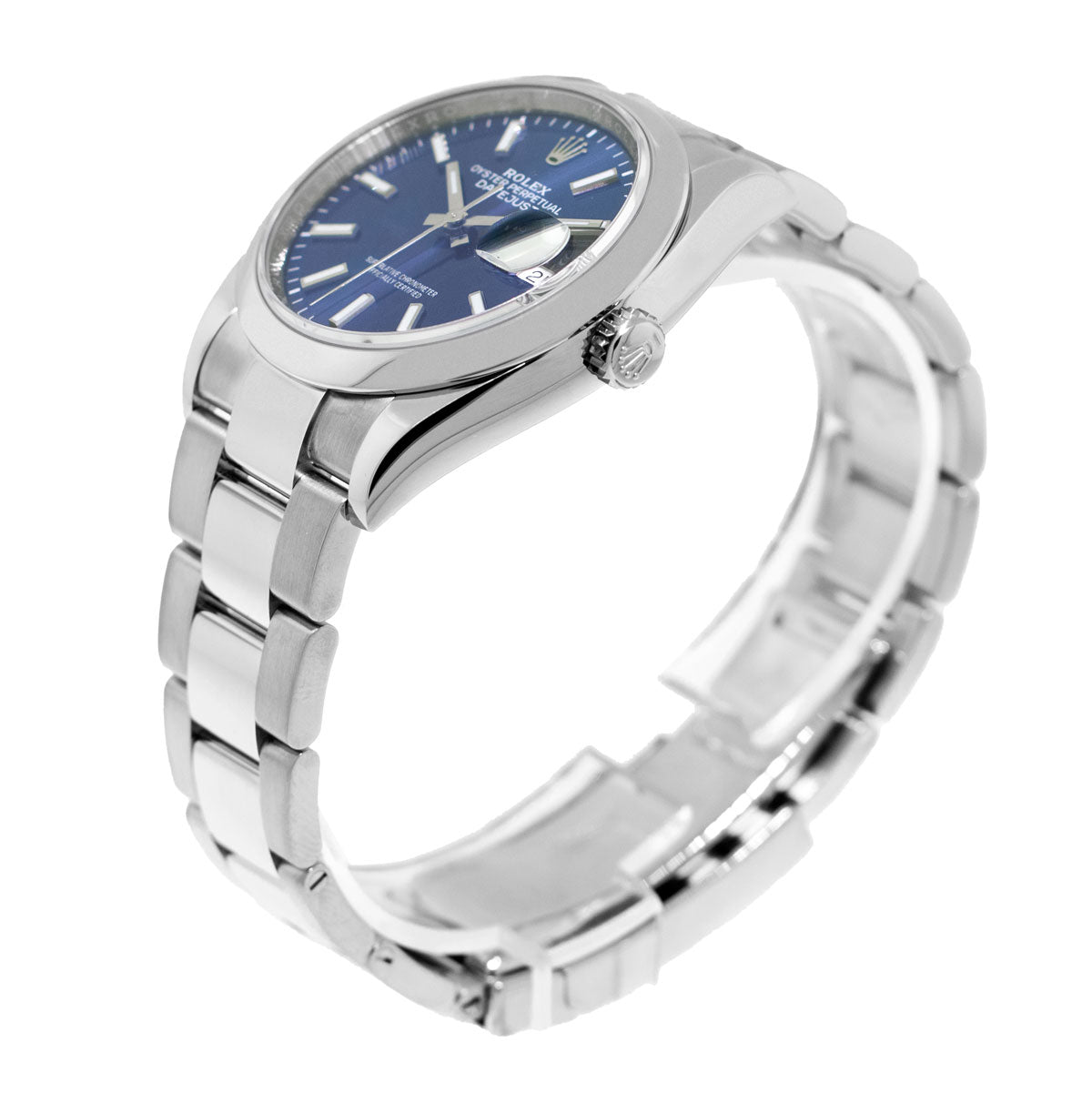 Rolex datejust 39 sales blue