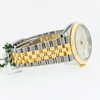 Rolex Datejust 36mm Yellow Gold & Steel Silver Jubilee Diamond Dial & Fluted Bezel 126233-Da Vinci Fine Jewelry