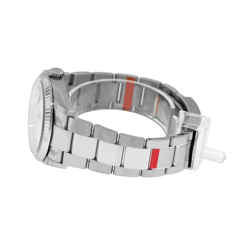 Rolex Datejust 36mm White Gold & Steel Mother of Pearl Diamond Dial Fluted Bezel 126234-Da Vinci Fine Jewelry