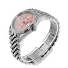 Rolex Datejust 36mm White Gold & Steel Pink Roman Dial Fluted Bezel 126234-Da Vinci Fine Jewelry