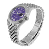 Rolex Datejust 36mm White Gold & Steel Purple Roman Dial Fluted Bezel 126234-Da Vinci Fine Jewelry