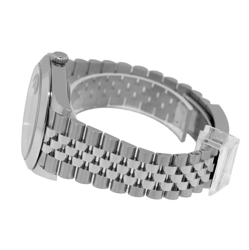 Rolex Datejust II 41mm Stainless Steel Wimbledon Dial & Smooth Bezel 126300-Da Vinci Fine Jewelry
