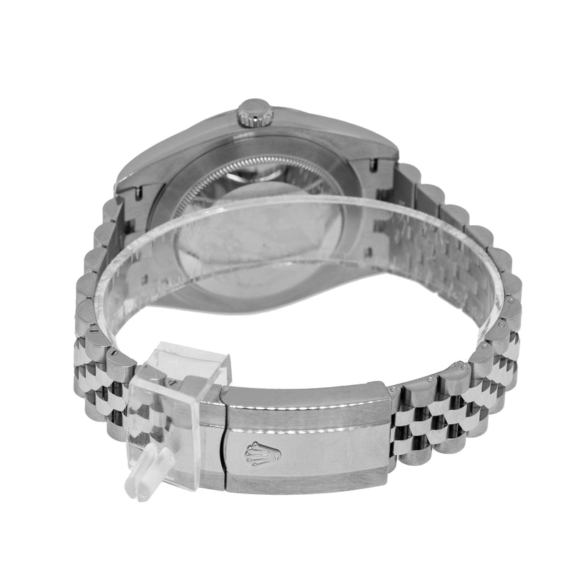 Rolex Datejust II 41mm Stainless Steel Rhodium Index Dial & Smooth Bezel 126300-Da Vinci Fine Jewelry