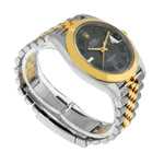Rolex Datejust 41mm 18K Yellow Gold & Steel "Wimbledon" Dial & Smooth Bezel 126303-Da Vinci Fine Jewelry