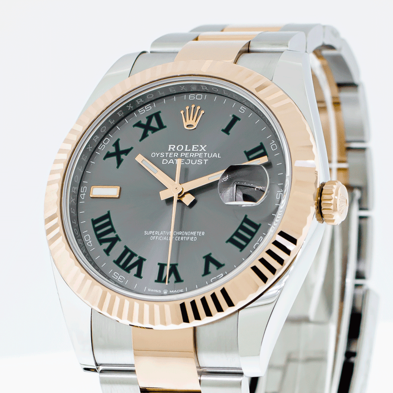 Rolex everose gold datejust hot sale