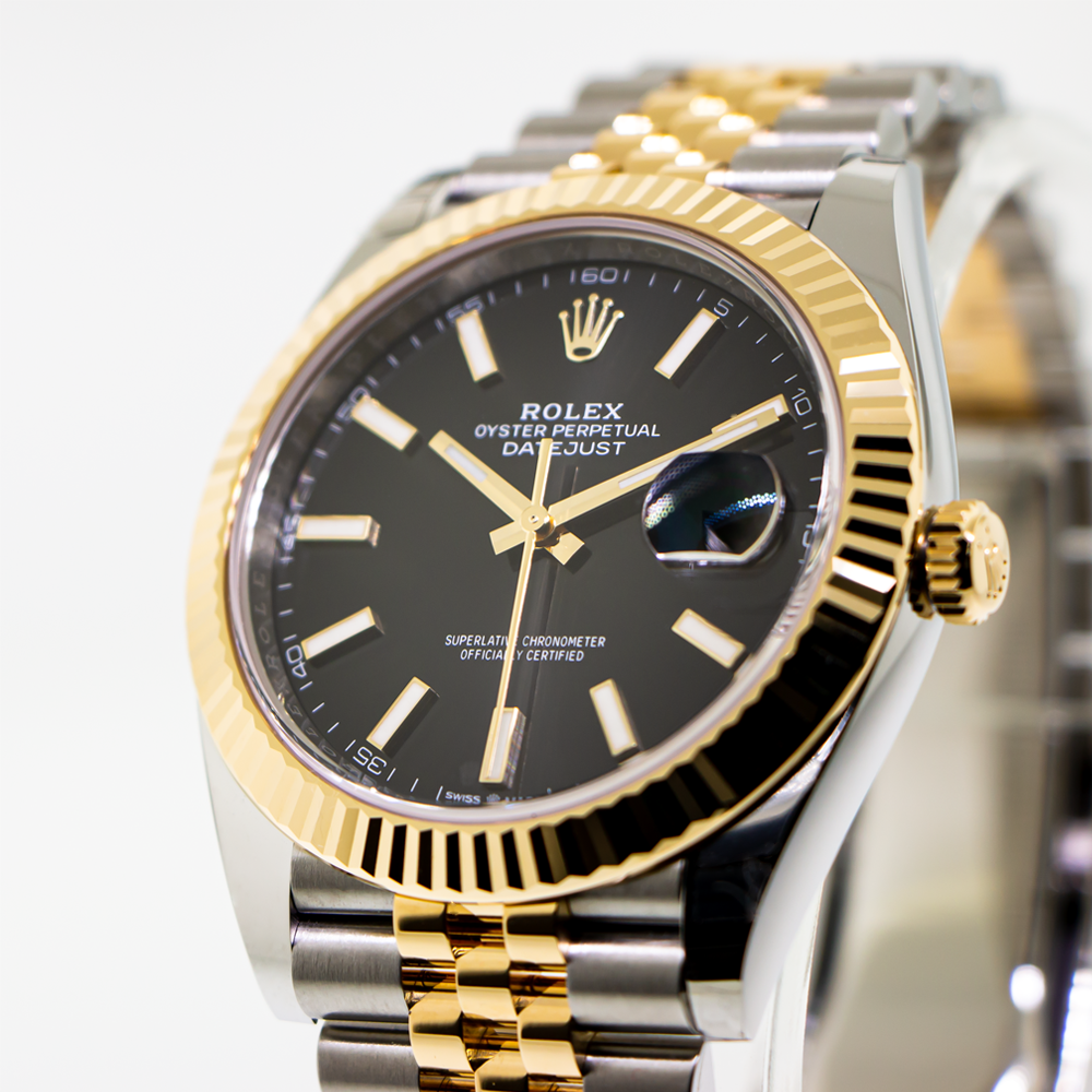 Rolex datejust 41 sales gold and steel