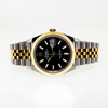 Rolex Datejust 41mm Yellow Gold & Steel Black Index Dial & Fluted Bezel 126333-Da Vinci Fine Jewelry