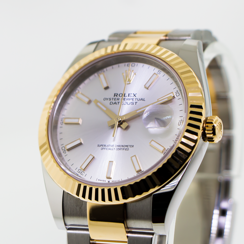 Rolex Datejust 41 Silver Index Dial & Oyster Bracelet 126333 | Da