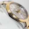Rolex Datejust 41mm Yellow Gold & Stainless Steel Silver Index Dial & Fluted Bezel 126333-Da Vinci Fine Jewelry
