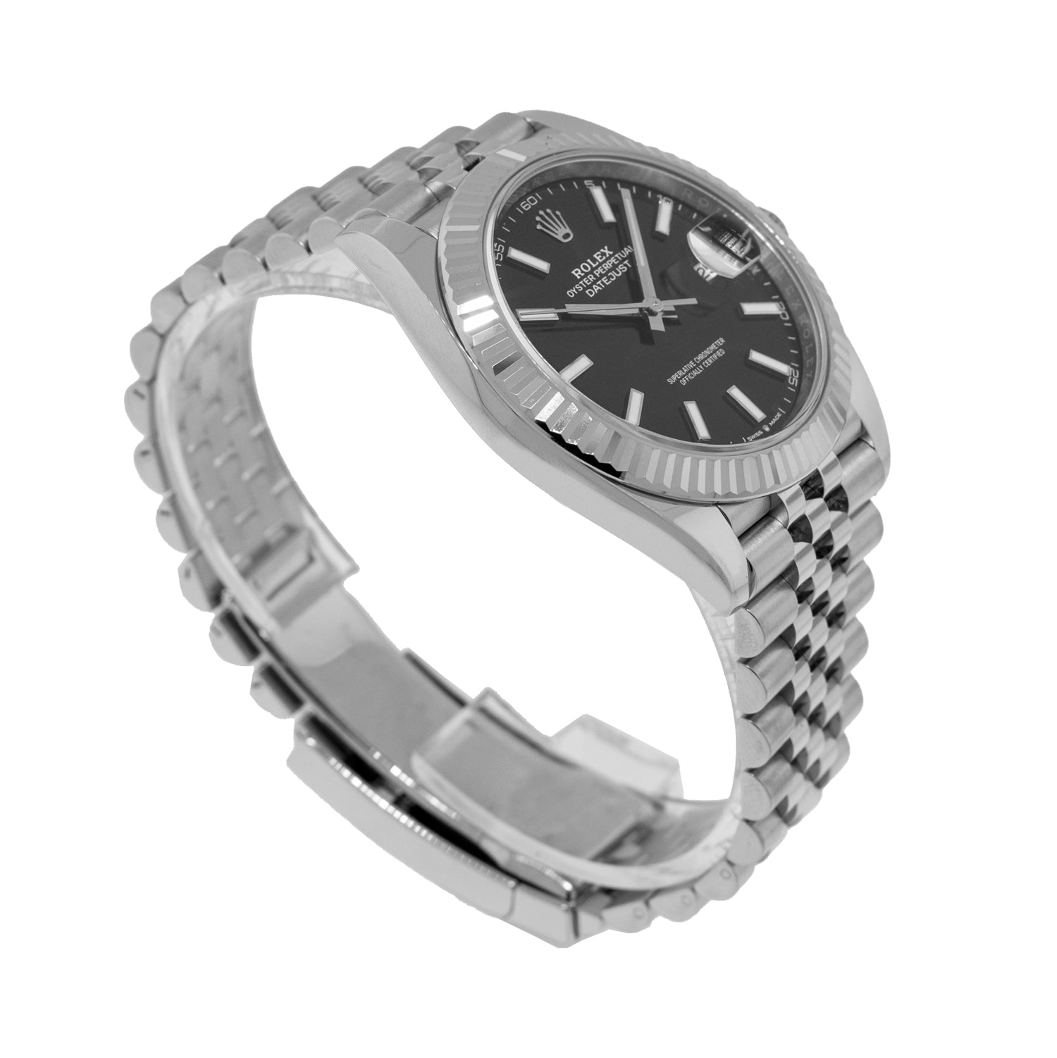 Rolex oyster perpetual datejust schwarz top