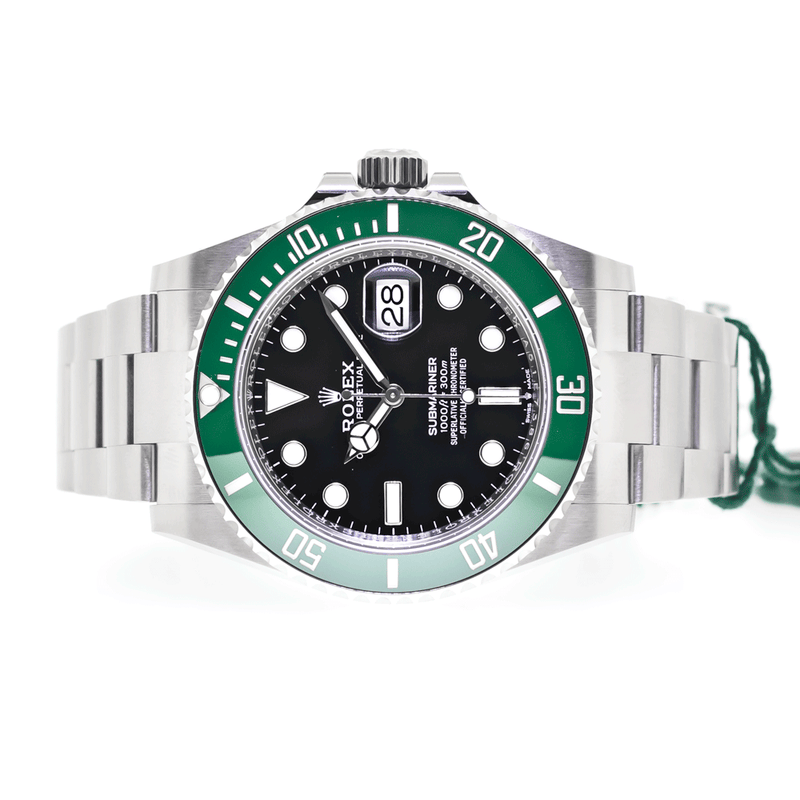 Rolex submariner oyster green hotsell