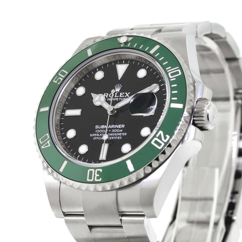 Rolex submariner green hotsell bezel black dial