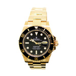 Rolex Submariner Date 41mm Yellow Gold Black Index Dial & Black Ceramic Bezel 126618-Da Vinci Fine Jewelry