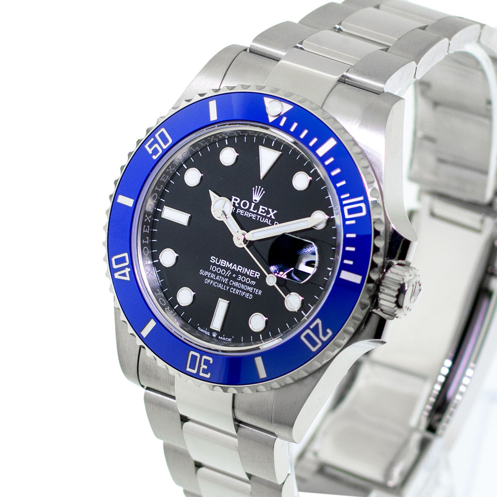 Rolex Submariner 40mm Black Dial Blue Ceramic Bezel 126619 Da Vinci Fine Jewelry Inc