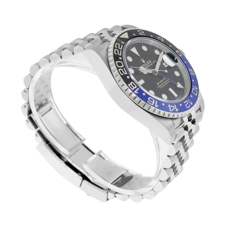Rolex GMT-Master II "Batman" 40mm Stainless Steel Black Dial & Black & Blue Bezel 126710BLNR
