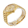 Rolex Day-Date 36mm Yellow Gold Champagne Diamond Dial & Fluted Bezel 128238-Da Vinci Fine Jewelry