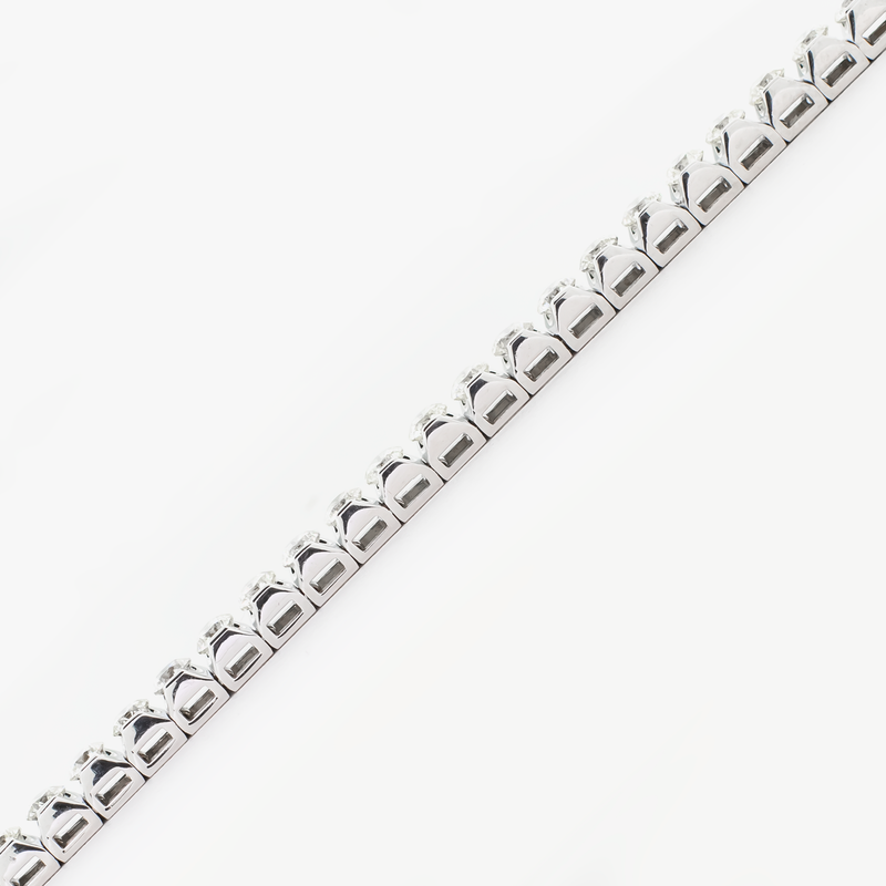 Diamond Tennis Bracelet - 14K White Gold - 7.70ct.-Da Vinci Fine Jewelry
