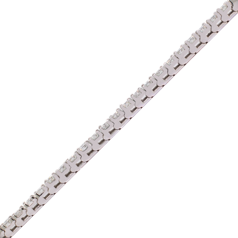 Diamond Tennis Bracelet - 14K White Gold - 4.33ct.-Da Vinci Fine Jewelry