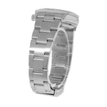Rolex Oyster Perpetual Date 34mm Stainless Steel Black Index Dial Engine Turned Bezel with Paper 15210-Da Vinci Fine Jewelry