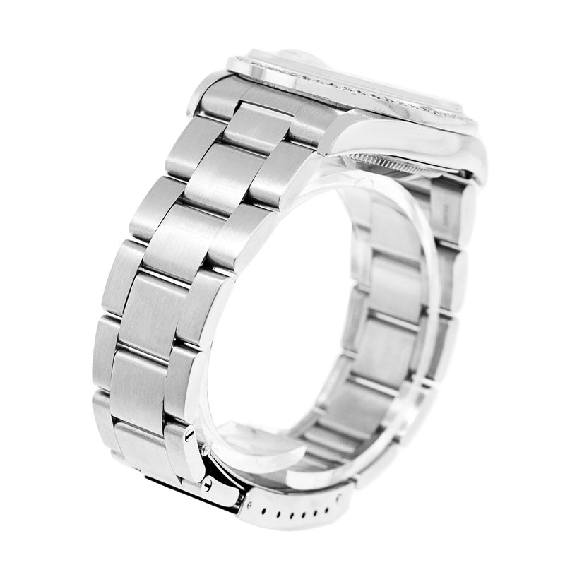 Rolex Datejust 36mm Stainless Steel Silver Diamond Dial & Bezel 16234-Da Vinci Fine Jewelry