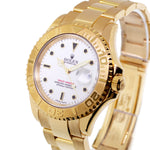 Rolex Yacht-Master 40mm 18K Yellow Gold White Dial & Gold Bezel 16628-Da Vinci Fine Jewelry
