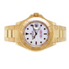 Rolex Yacht-Master 40mm 18K Yellow Gold White Dial & Gold Bezel 16628-Da Vinci Fine Jewelry