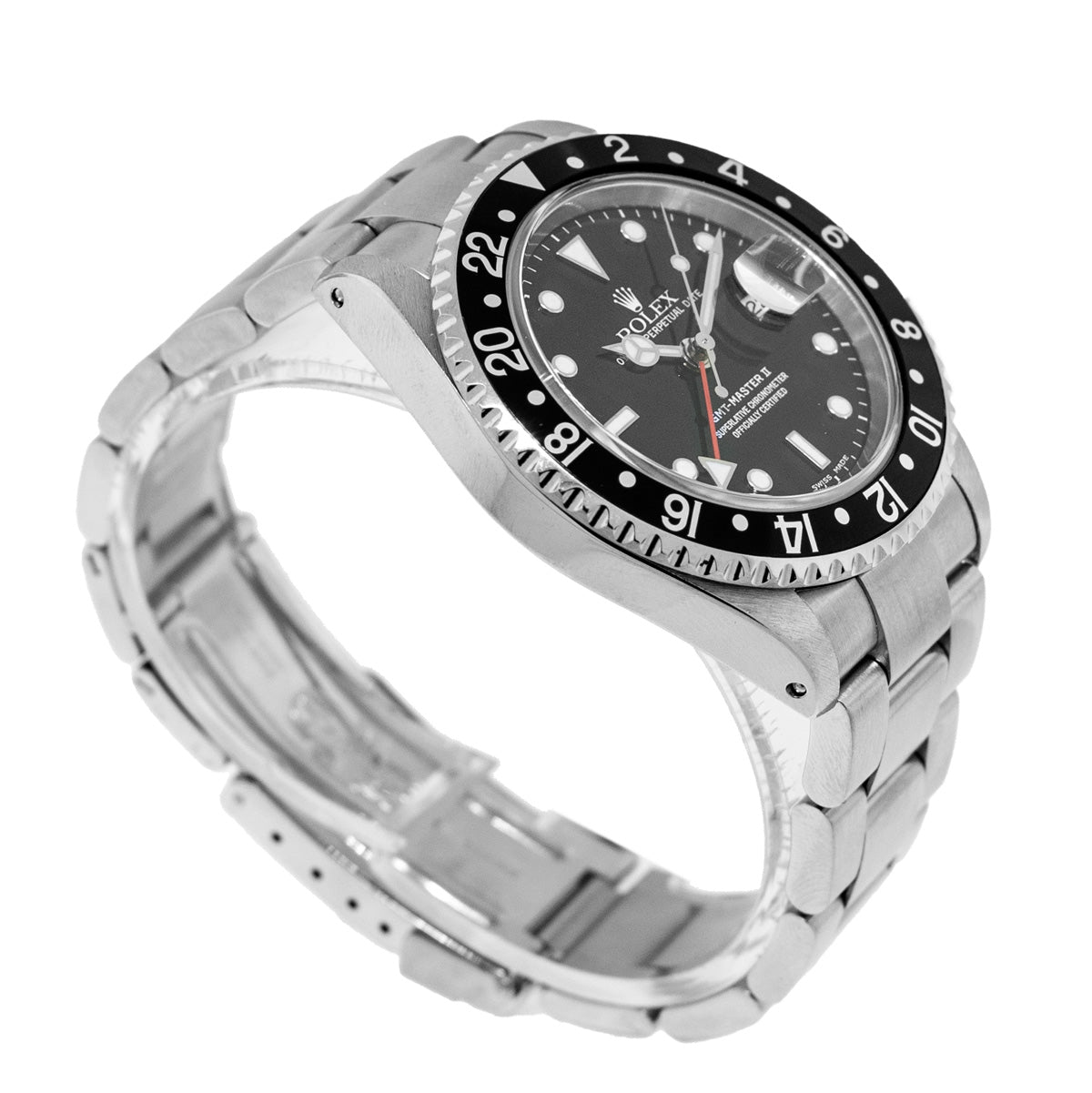 Rolex GMT Master II Black Dial Bezel 16710 Da Vinci Fine Jewelry Inc