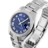 Rolex Lady-Datejust 31mm Stainless Steel Blue Roman Dial & Domed Bezel 278240-Da Vinci Fine Jewelry