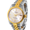 Rolex Datejust 31mm Yellow Gold & Steel Silver Roman Dial & Fluted Bezel 178273-Da Vinci Fine Jewelry