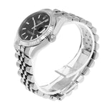 Rolex Lady-Datejust 31mm White Gold & Steel Black Index Dial and Fluted Bezel 178274-Da Vinci Fine Jewelry