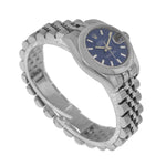 Rolex Lady Datejust 26mm Stainless Steel Blue Index Dial & Smooth Bezel 179160-Da Vinci Fine Jewelry