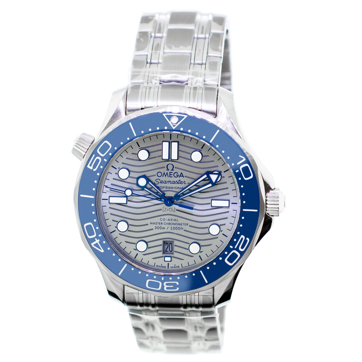 Omega Seamaster Co Axial Master Chronometer 42mm Stainless Steel Grey Da Vinci Fine Jewelry