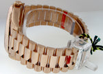 Rolex Day-Date 40mm Everose Gold Sundust Stripe Index Dial & Fluted Bezel 228235-Da Vinci Fine Jewelry