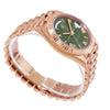 Rolex Day-Date 40mm Everose Gold Olive Green Roman Dial 228235-Da Vinci Fine Jewelry