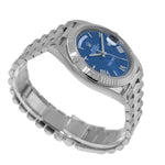 Rolex Day-Date 40mm White Gold Blue Roman Dial President 228239-Da Vinci Fine Jewelry