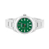 Rolex Oyster Perpetual 31mm Stainless Steel Green Index Dial & Smooth Bezel 277200-Da Vinci Fine Jewelry