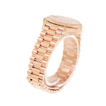Rolex Datejust 31mm Everose Gold Rose Diamond Dial Fluted Bezel President 278275-Da Vinci Fine Jewelry