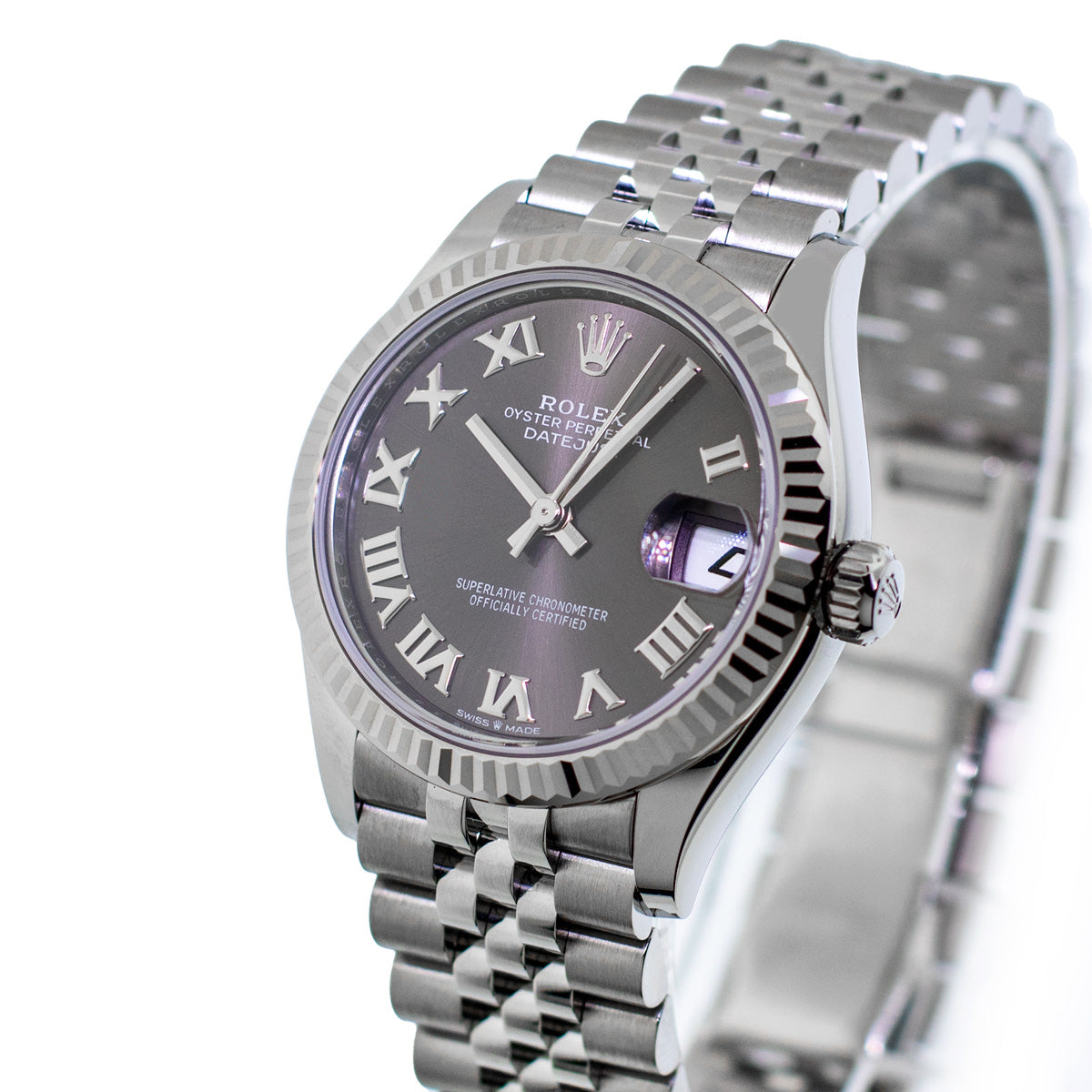Rolex Datejust 31mm White Gold and Stainless Steel Dark Rhodium