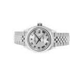 Rolex Lady-Datejust 28mm Stainless Steel Silver Roman Dial & Smooth Bezel 279160-Da Vinci Fine Jewelry